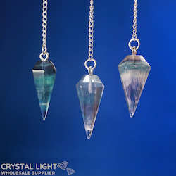 China, glassware and earthenware wholesaling: Fluorite Pendulum Small