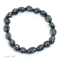 China, glassware and earthenware wholesaling: Black Tourmaline Tumble Bracelet