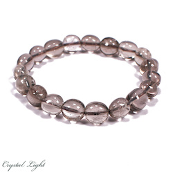 Light Smokey Quartz Tumble Bracelet