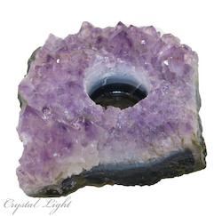 Amethyst Candle Holder