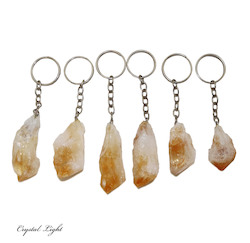 Citrine Point Keychain