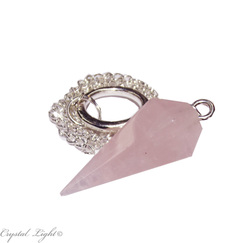 Rose Quartz Pendulum Small