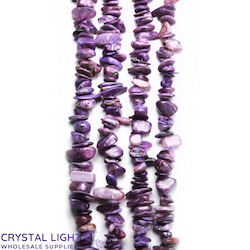 China, glassware and earthenware wholesaling: Charoite Chip Beads