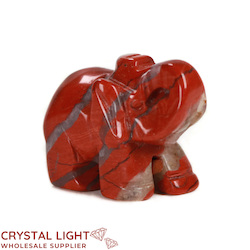 Red Jasper Elephant Small