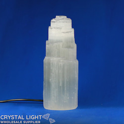 Selenite Lamp 25cm