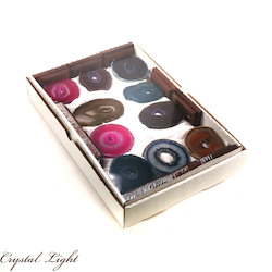 Agate Slice on Stand Box Set