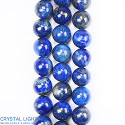 China, glassware and earthenware wholesaling: Lapis Lazuli Beads 10mm