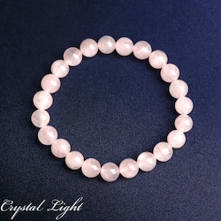 Light Rose Quartz 8mm Bracelet