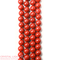 Red Jasper 8mm Round Beads