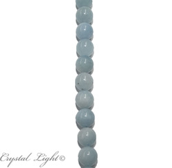 China, glassware and earthenware wholesaling: Aquamarine 8mm Round Beads