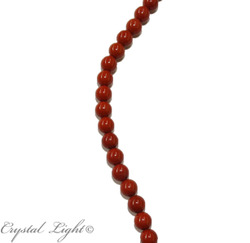 China, glassware and earthenware wholesaling: Red Jasper 6mm Round Beads