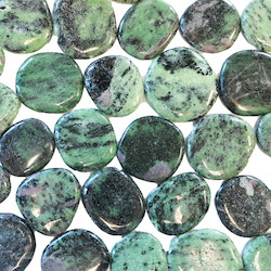 Ruby Zoisite Flatstone