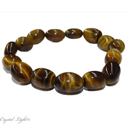 China, glassware and earthenware wholesaling: Tiger Eye Tumble Bracelet