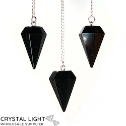 China, glassware and earthenware wholesaling: Black Tourmaline Pendulum