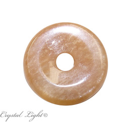 China, glassware and earthenware wholesaling: Moonstone Donut Pendant