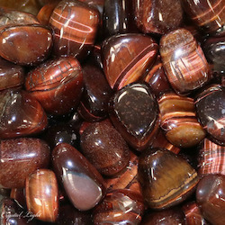 Red Tiger Eye Tumble