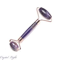 Chevron Amethyst Facial Roller