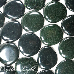 Green Goldstone Flatstone