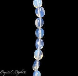 China, glassware and earthenware wholesaling: Opalite Tumble Beads