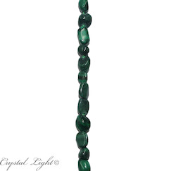 Malachite Tumble Beads