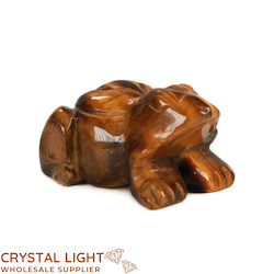 China, glassware and earthenware wholesaling: Tigers Eye Frog