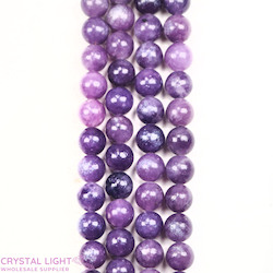 China, glassware and earthenware wholesaling: Lepidolite Beads 8mm