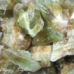 China, glassware and earthenware wholesaling: Olive Green Calcite Medium/1kg