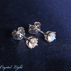 Moonstone Stud Earrings