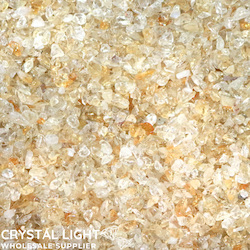 China, glassware and earthenware wholesaling: Citrine Small Chips 250g