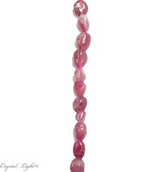 China, glassware and earthenware wholesaling: Pink Tourmaline Tumble Bead