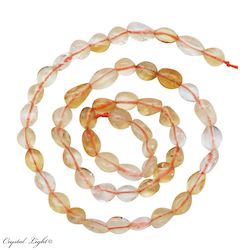 China, glassware and earthenware wholesaling: Citrine Tumble Bead