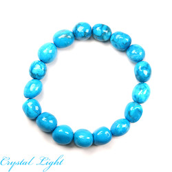 China, glassware and earthenware wholesaling: Blue Howlite Tumble Bracelet