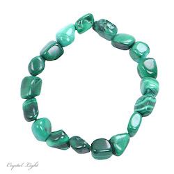 China, glassware and earthenware wholesaling: Malachite Tumble Bracelet