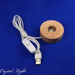 China, glassware and earthenware wholesaling: USB Light Display Stand Small - Warm