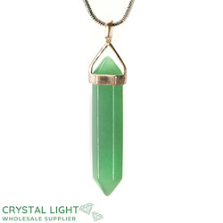 Green Aventurine DT Pendant Sterling Silver