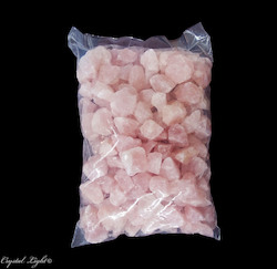 China, glassware and earthenware wholesaling: Rose Quartz Rough /5kg Bag