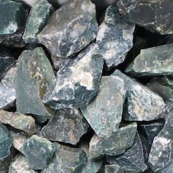 China, glassware and earthenware wholesaling: Moss Agate Rough Large/1KG