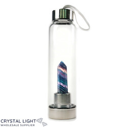 China, glassware and earthenware wholesaling: Fluorite Point Crystal Bottle