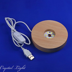 China, glassware and earthenware wholesaling: USB Light Display Stand Large - White