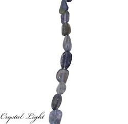 China, glassware and earthenware wholesaling: Iolite Tumble Bead