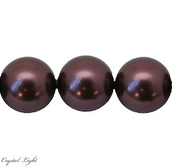 China, glassware and earthenware wholesaling: Burgundy Pearl - 10mm