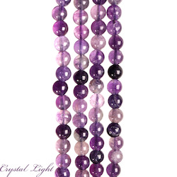 China, glassware and earthenware wholesaling: Purple Fluorite 8mm Beads