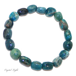 Blue Apatite Tumble Bracelet