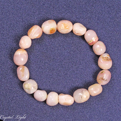 China, glassware and earthenware wholesaling: Pink Opal Tumble Bracelet