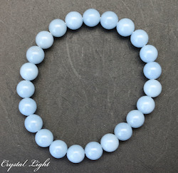 Angelite 8mm Bracelet