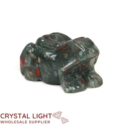 China, glassware and earthenware wholesaling: African Bloodstone Frog - Small