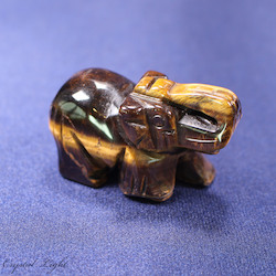 Tigers Eye Elephant Large