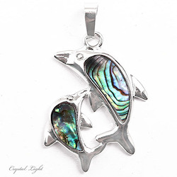 Paua Dolphins Pendant