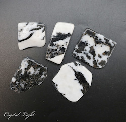 China, glassware and earthenware wholesaling: Zebra Jasper Slabs/250g