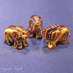 Tiger Eye Elephant Small